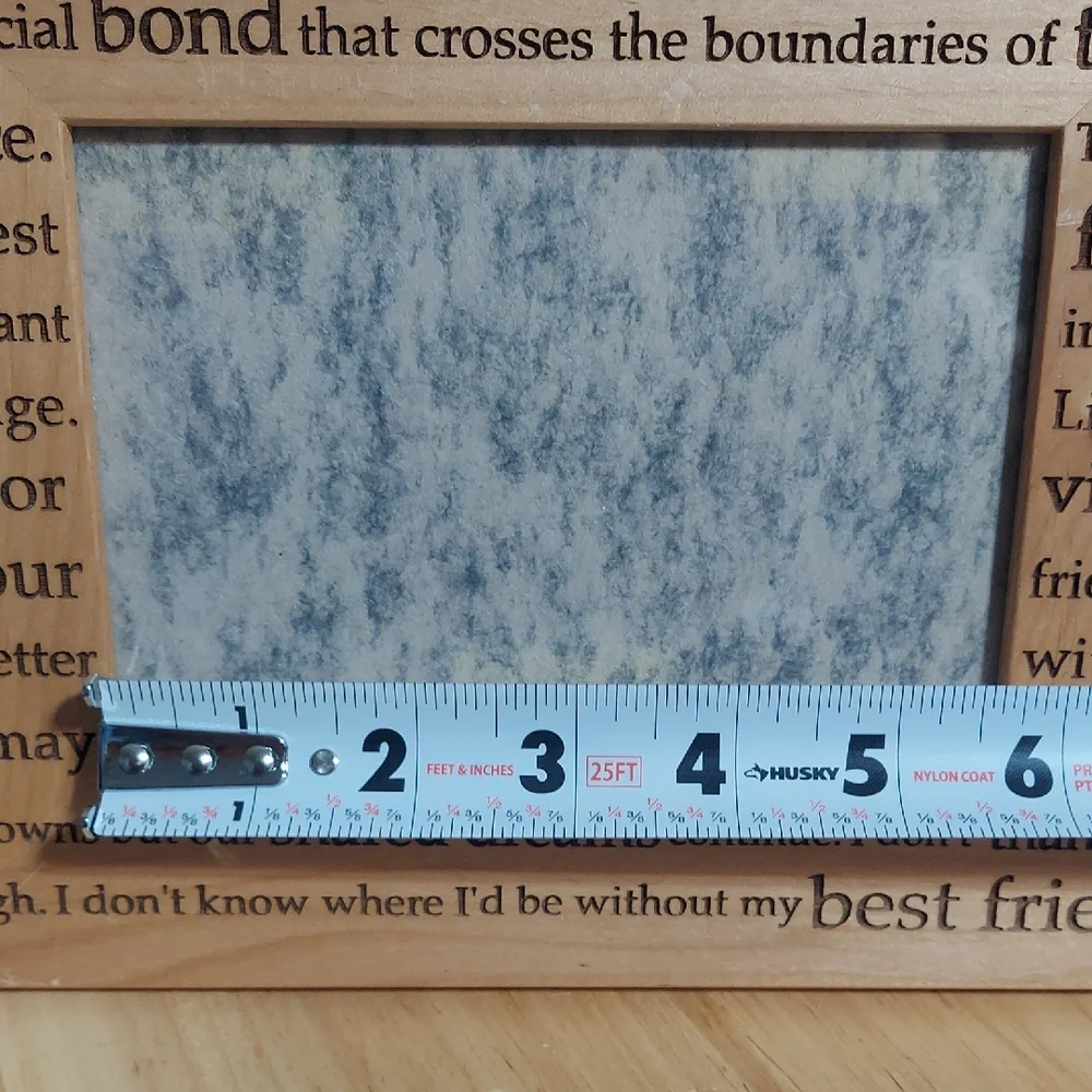 Wooden Friendship Picture Frame 4x6 